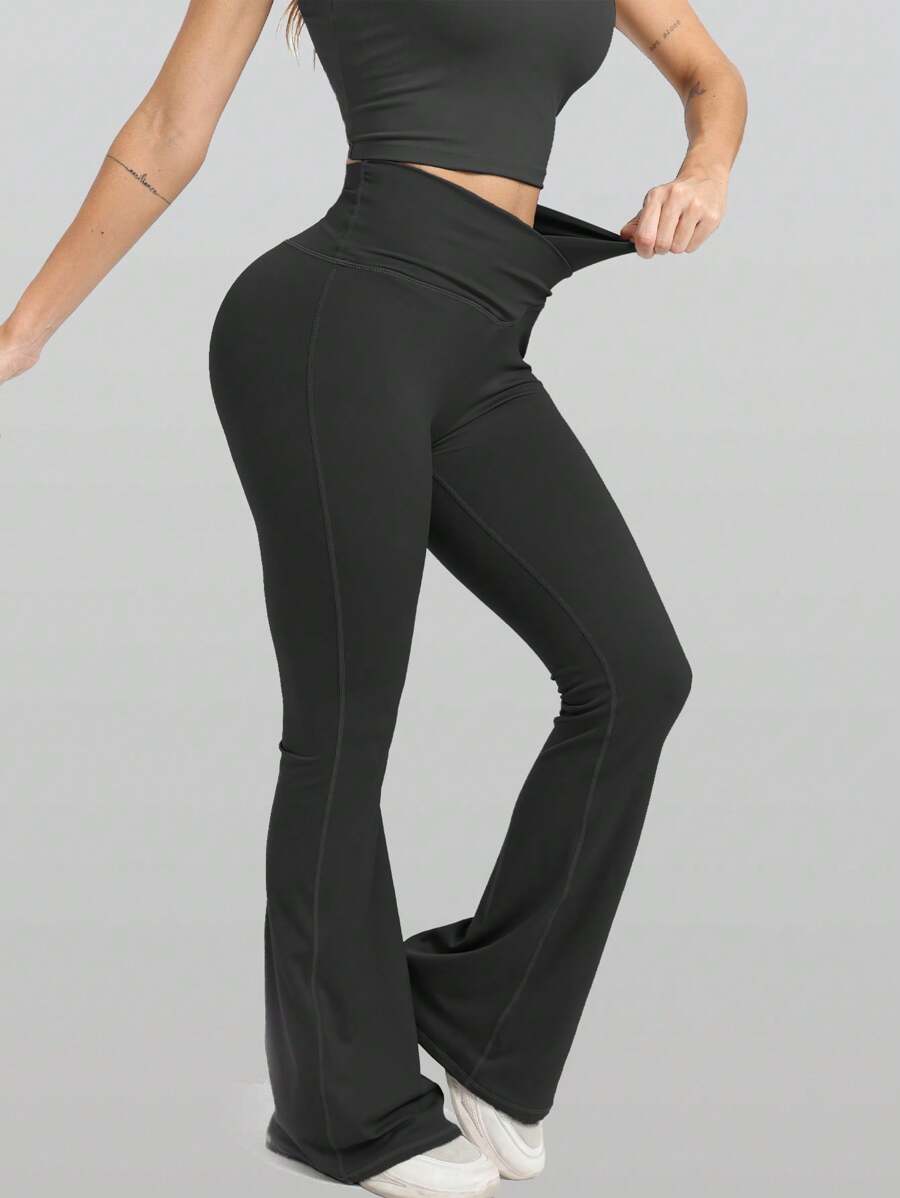 RunOnWheels™ | Viral BBL Flare Legging Zonder Voornaad