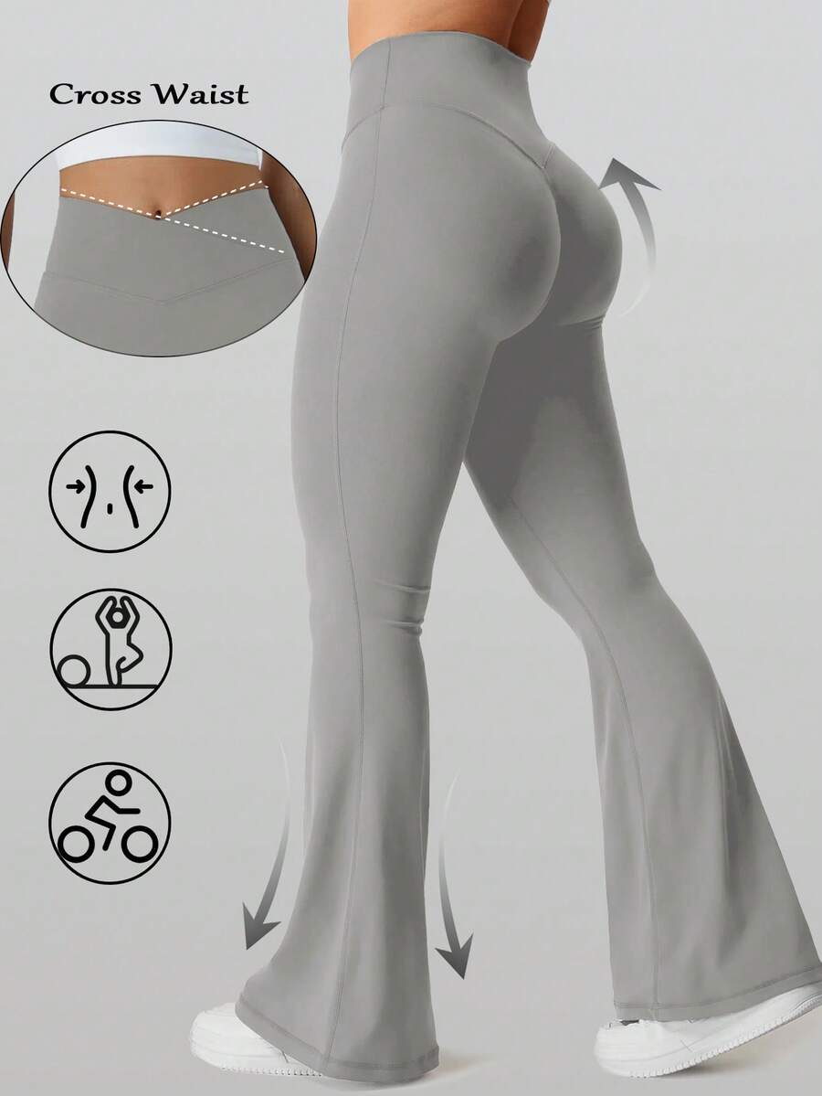 RunOnWheels™ | Viral BBL Flare Legging Zonder Voornaad