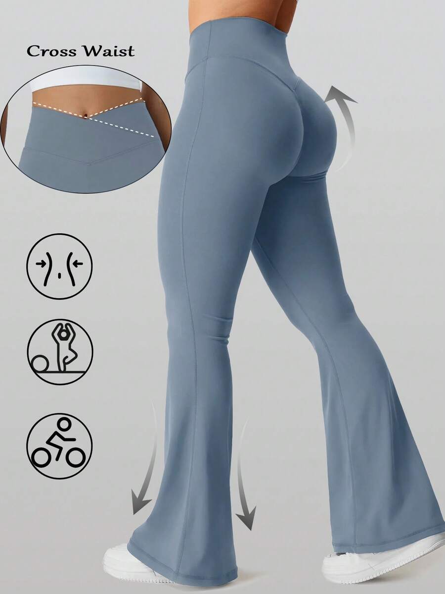 RunOnWheels™ | Viral BBL Flare Legging Zonder Voornaad