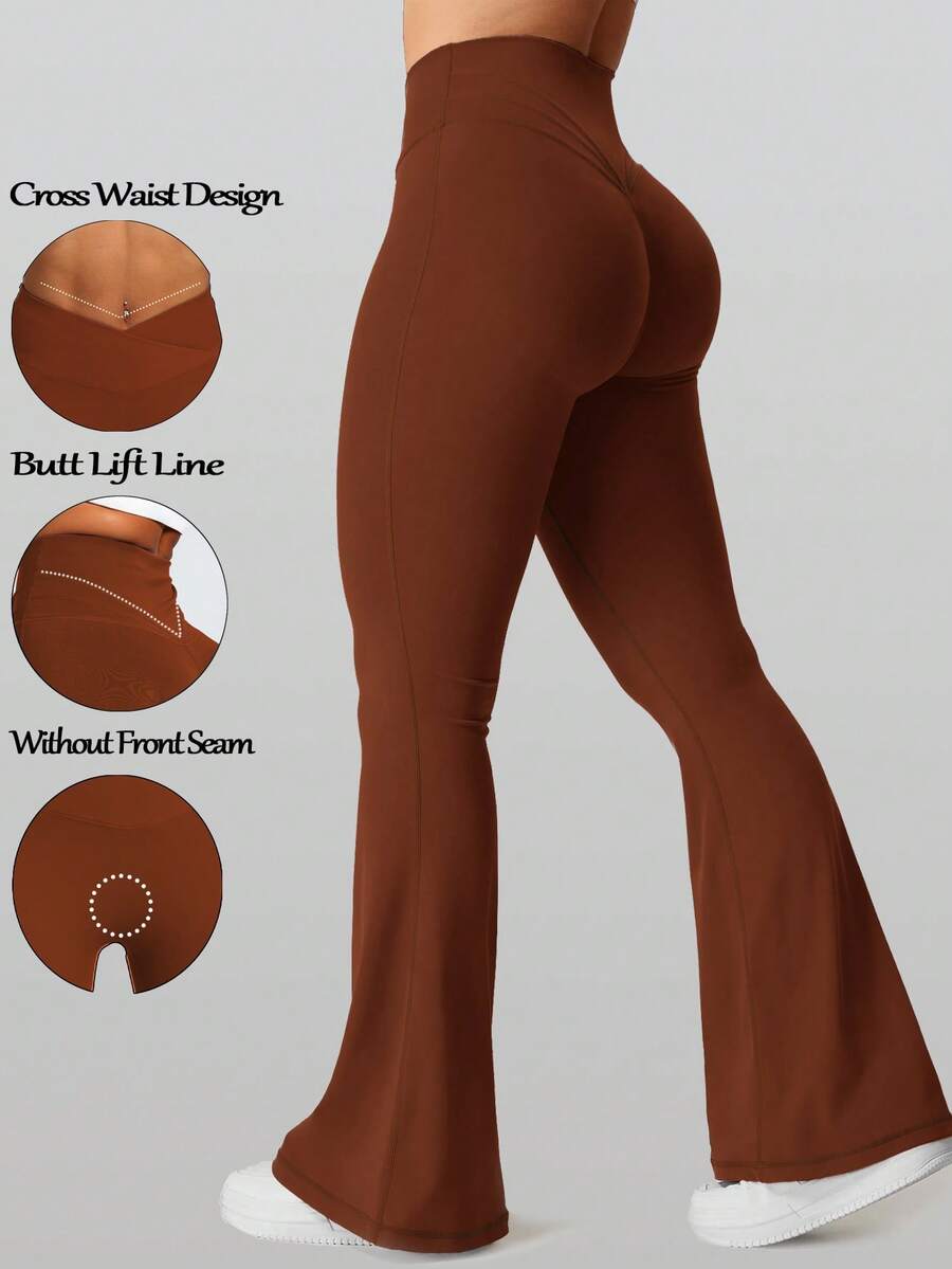 RunOnWheels™ | Viral BBL Flare Legging Zonder Voornaad