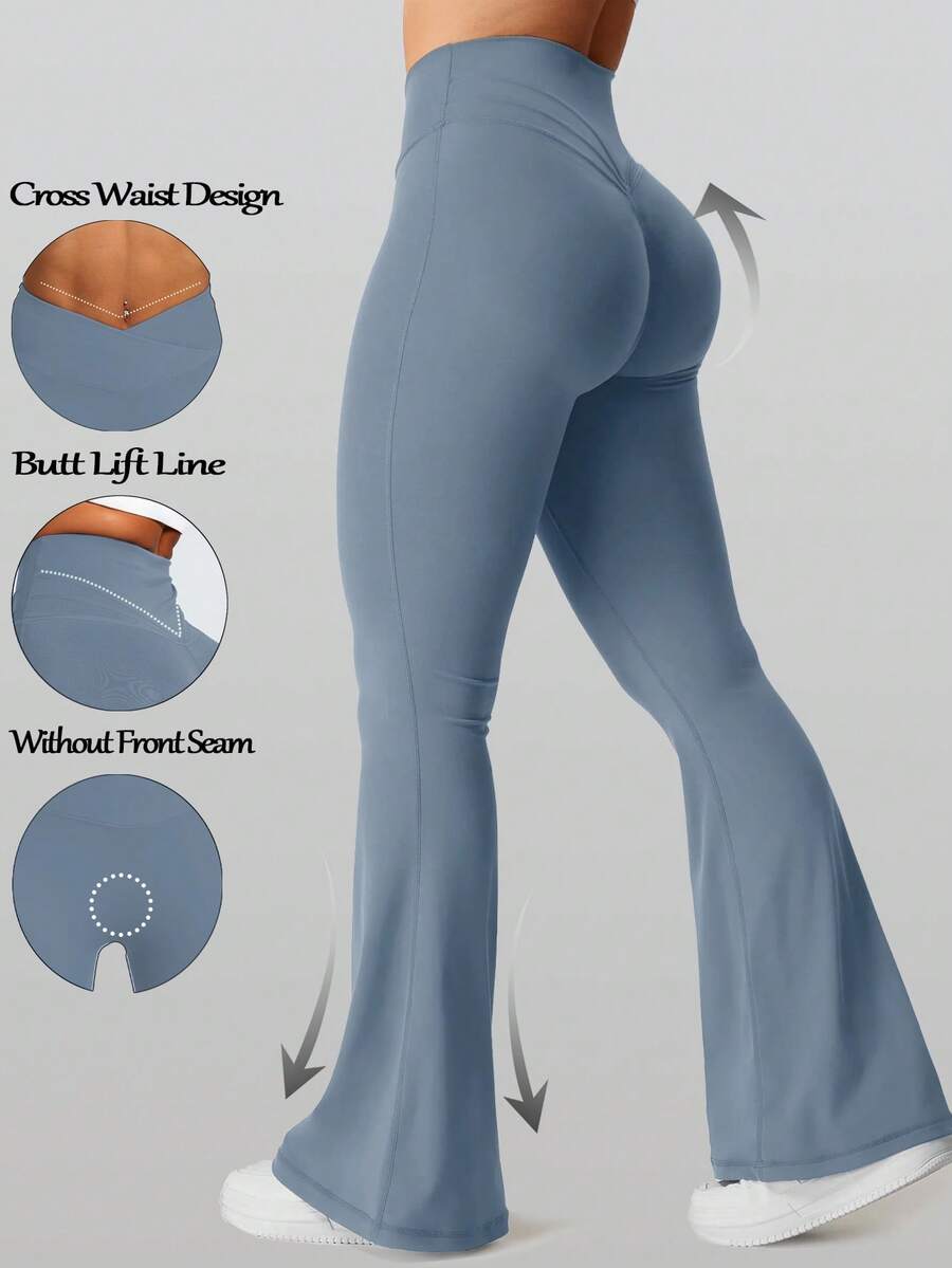 RunOnWheels™ | Viral BBL Flare Legging Zonder Voornaad