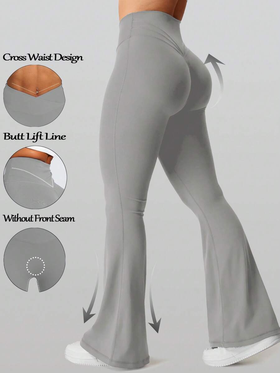 RunOnWheels™ | Viral BBL Flare Legging Zonder Voornaad