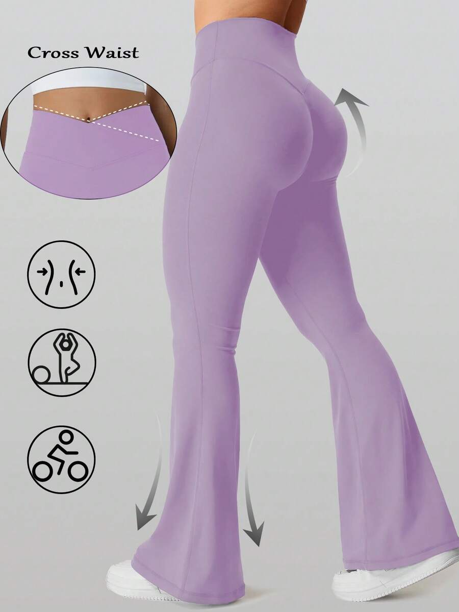 RunOnWheels™ | Viral BBL Flare Legging Zonder Voornaad