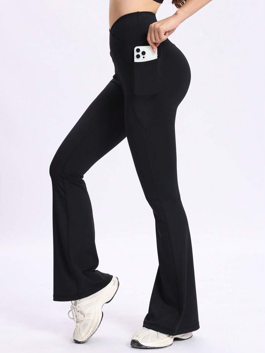 RunOnWheels™ | Viral BBL Flare Legging Zonder Voornaad