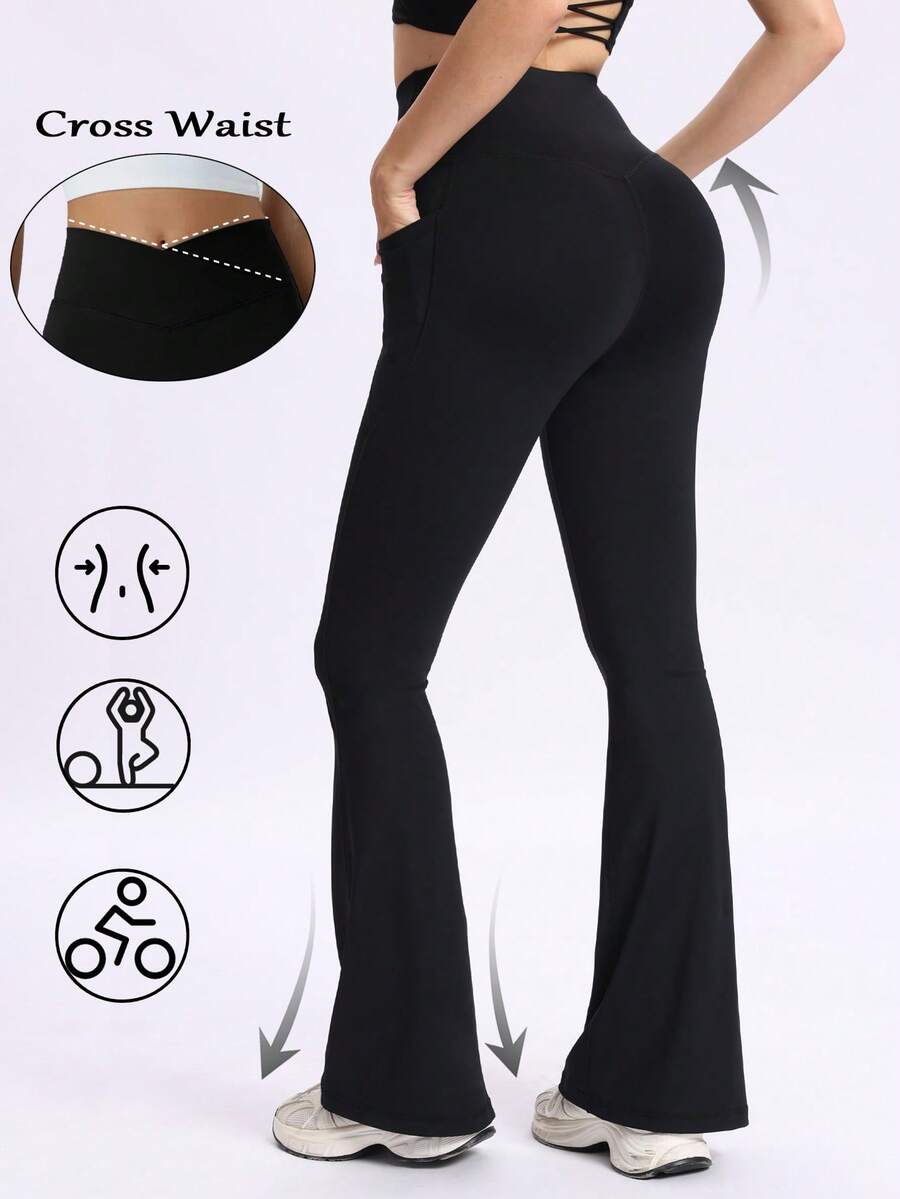 RunOnWheels™ | Viral BBL Flare Legging Zonder Voornaad