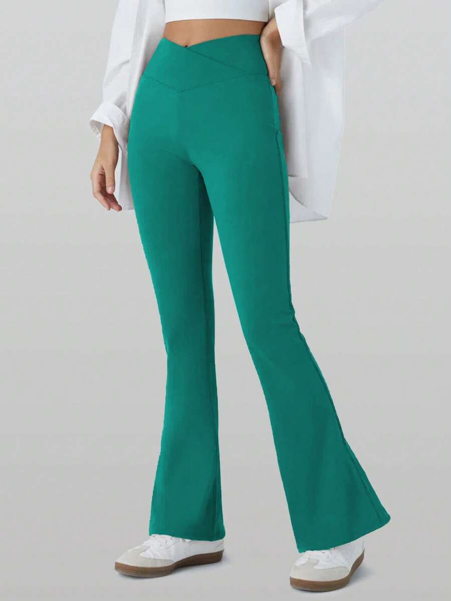 RunOnWheels™ | Viral BBL Flare Legging Zonder Voornaad