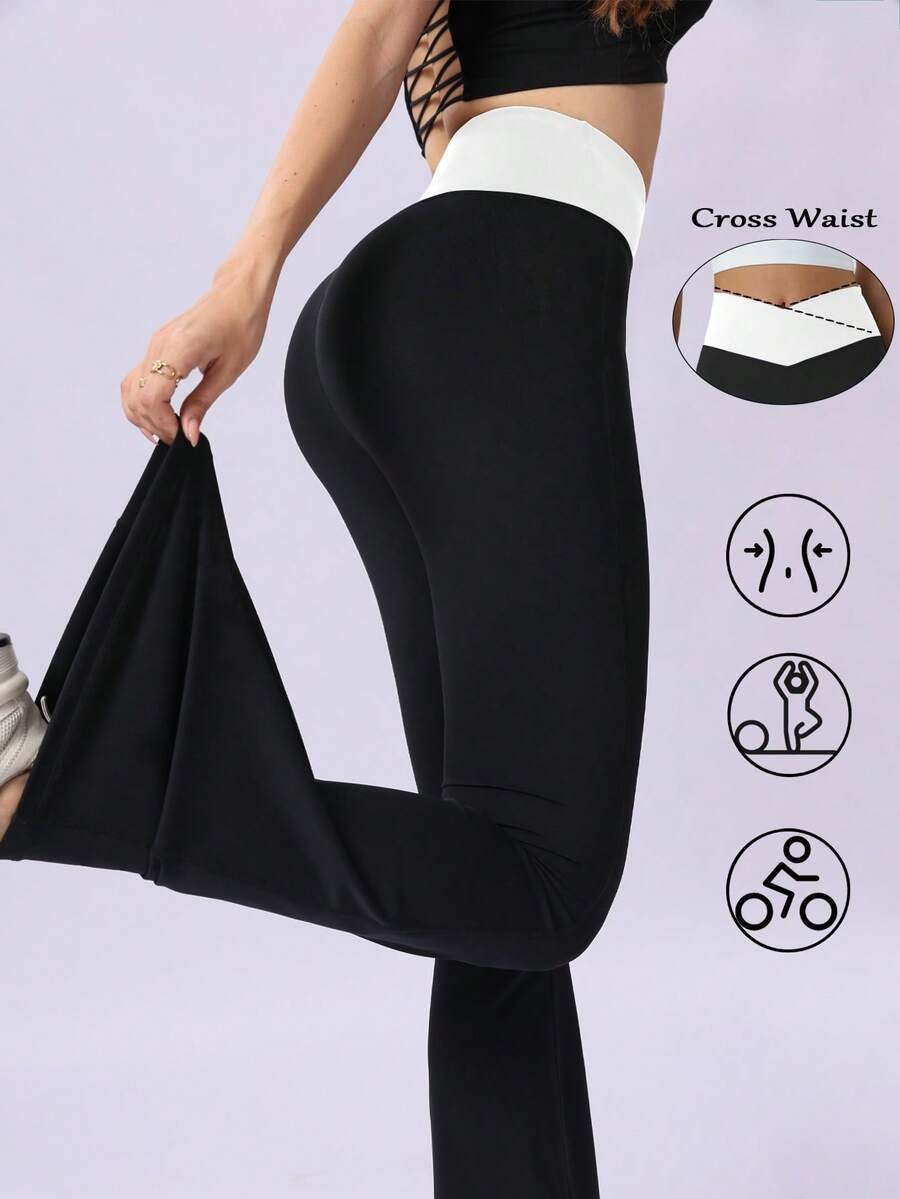 RunOnWheels™ | Viral BBL Flare Legging Zonder Voornaad