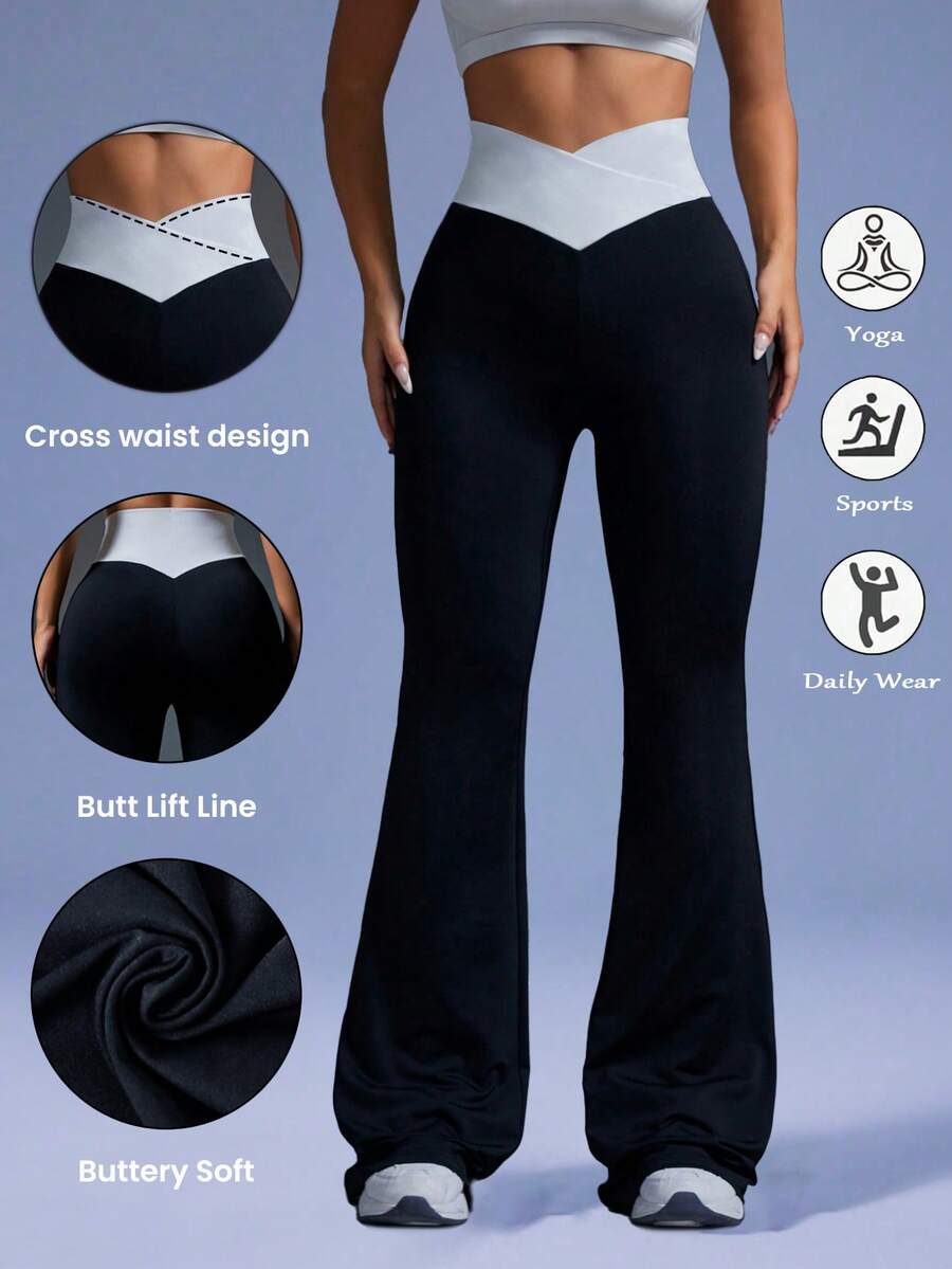 RunOnWheels™ | Viral BBL Flare Legging Zonder Voornaad