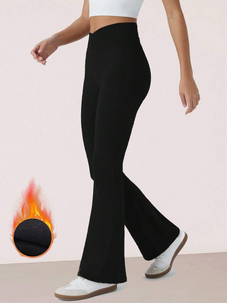 RunOnWheels™ | Viral BBL Flare Legging Zonder Voornaad