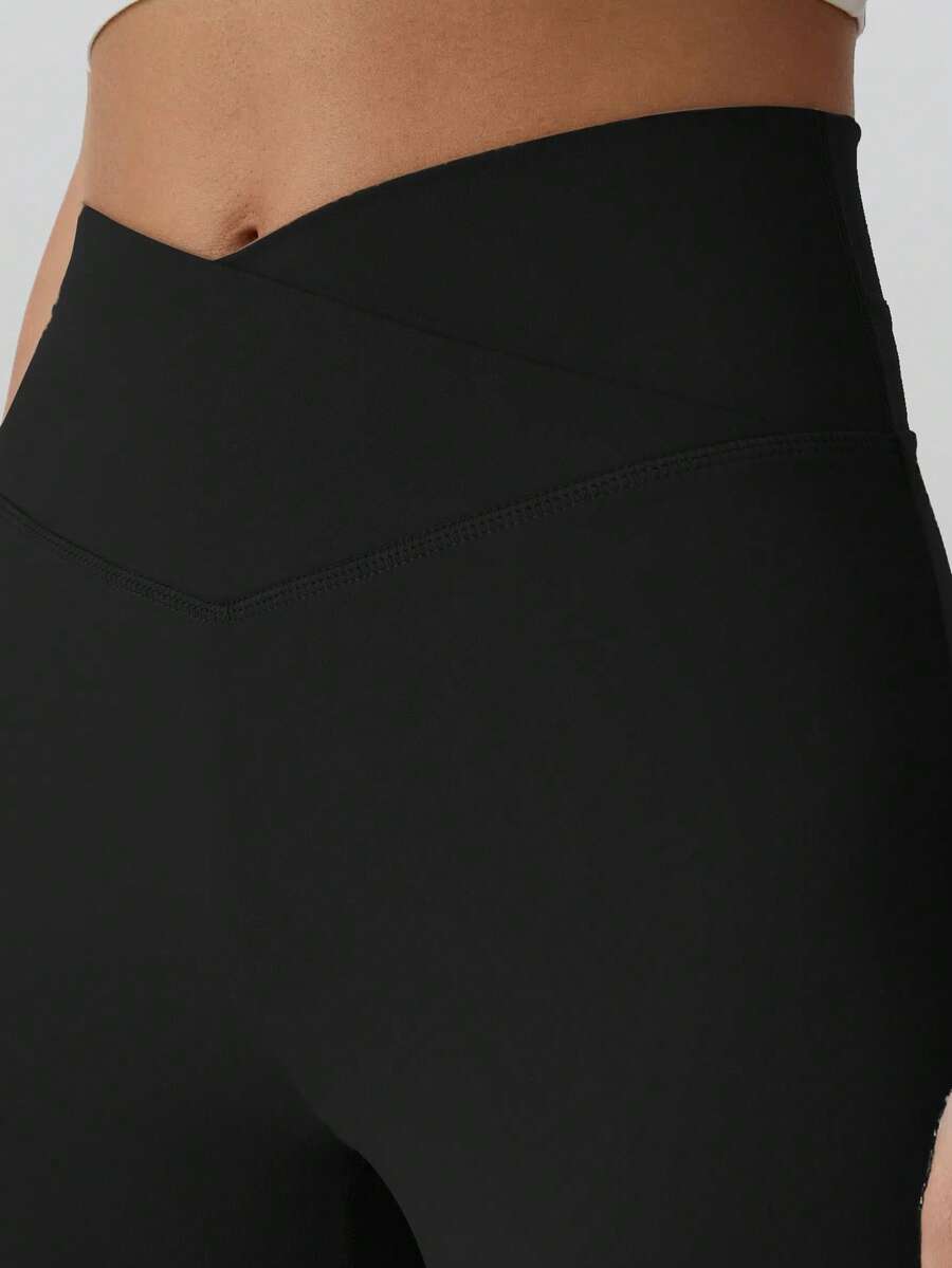 RunOnWheels™ | Viral BBL Flare Legging Zonder Voornaad