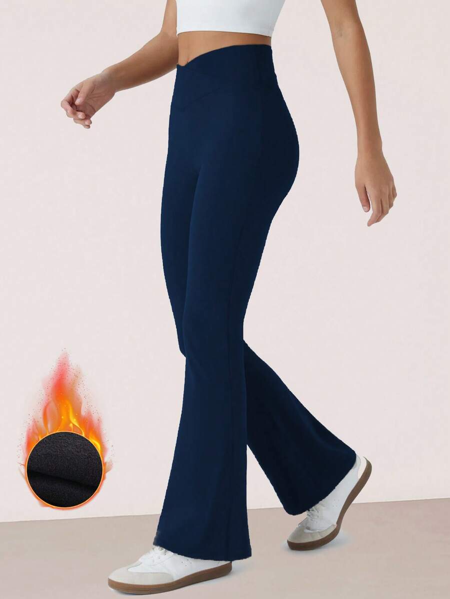 RunOnWheels™ | Viral BBL Flare Legging Zonder Voornaad