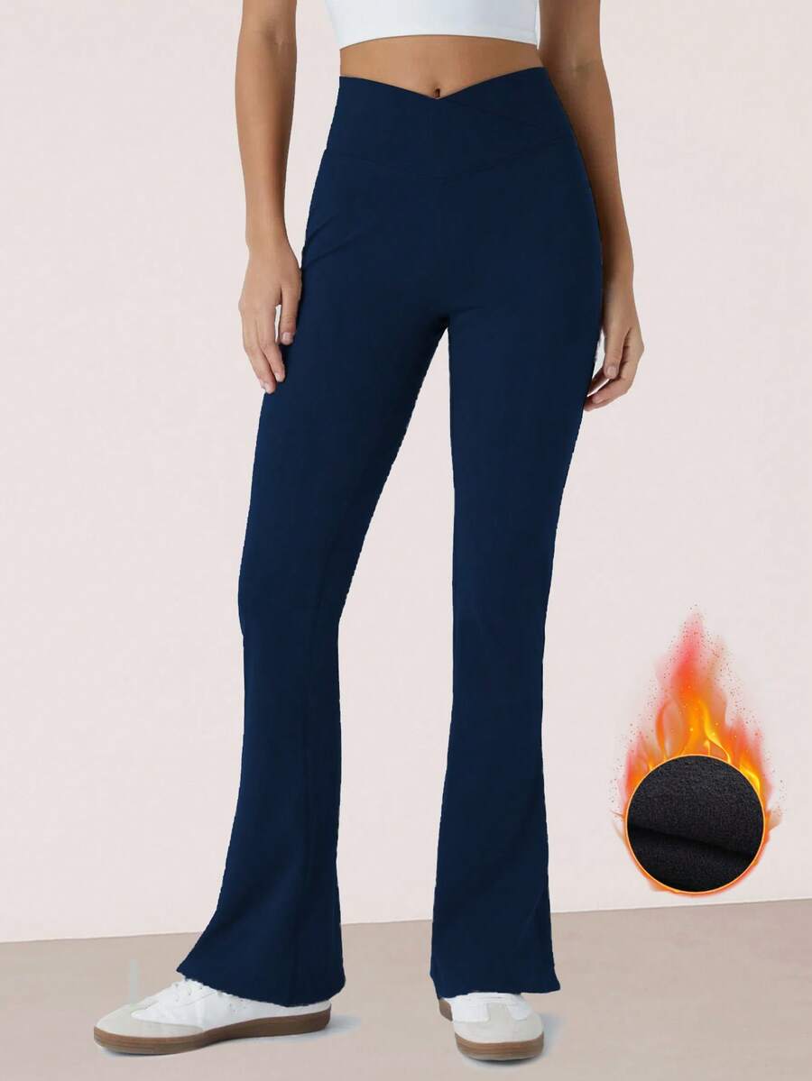 RunOnWheels™ | Viral BBL Flare Legging Zonder Voornaad