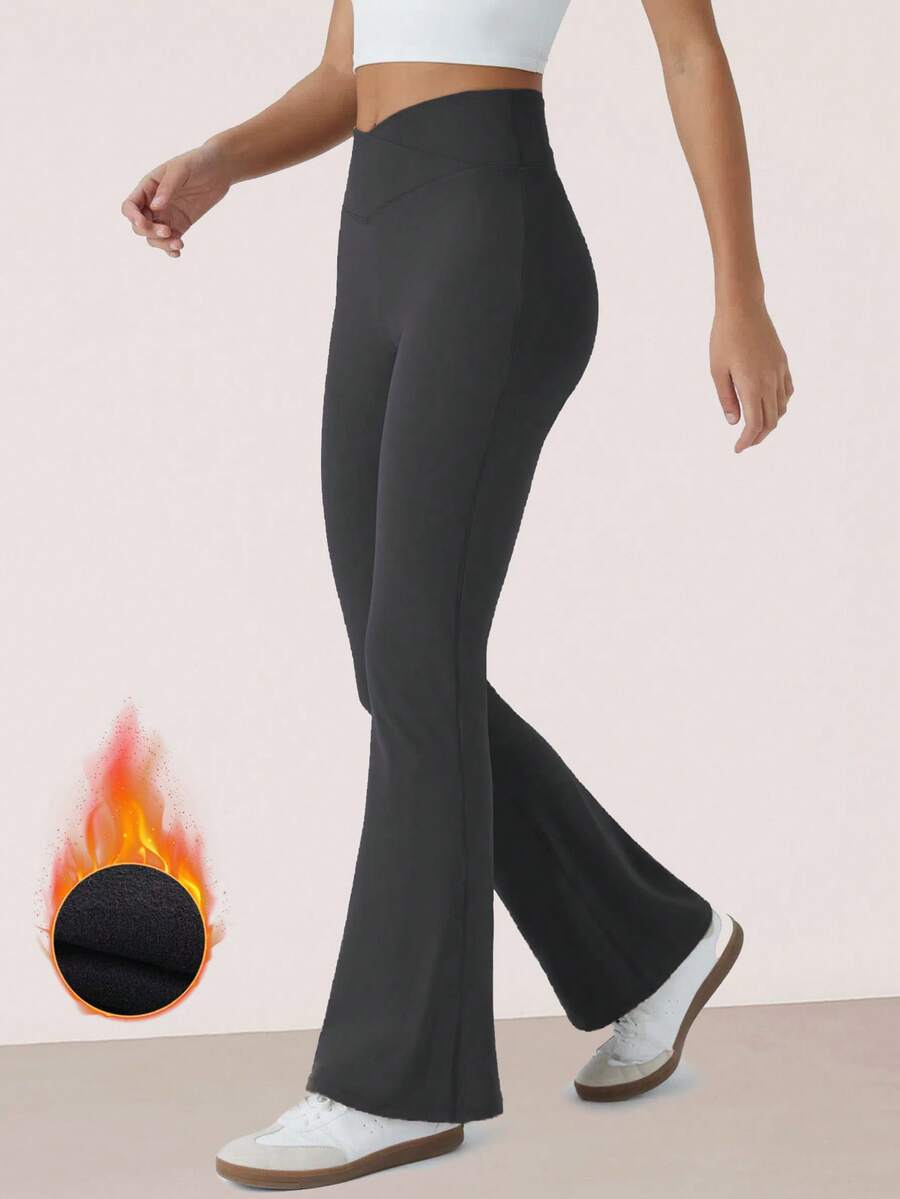 RunOnWheels™ | Viral BBL Flare Legging Zonder Voornaad